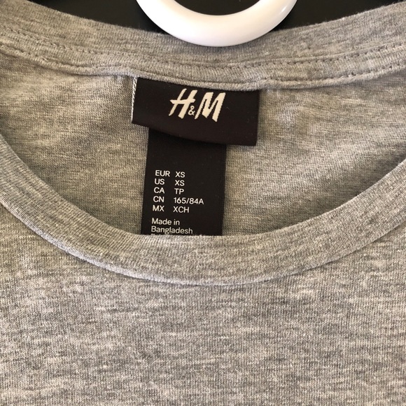 XS Grey H&M Shirt - Picture 3 of 4